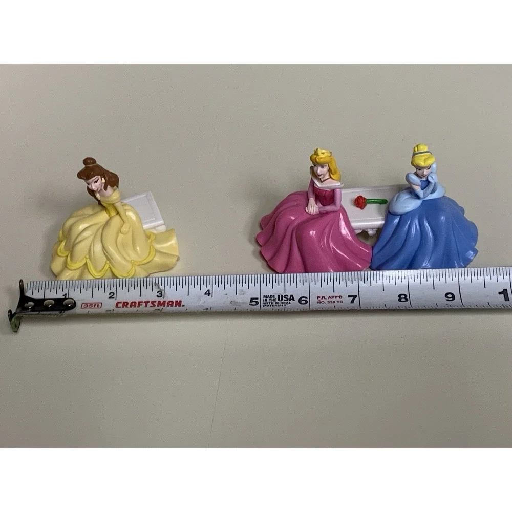 DecoPac Disney Princess Cake Toppers Belle Cinderella Sleeping Beauty Birthday